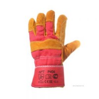 Перчатки спилковые комбинированные Зима